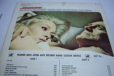 33RPM The Arrangement Original Motion Picture Sound Track RARE JDER1