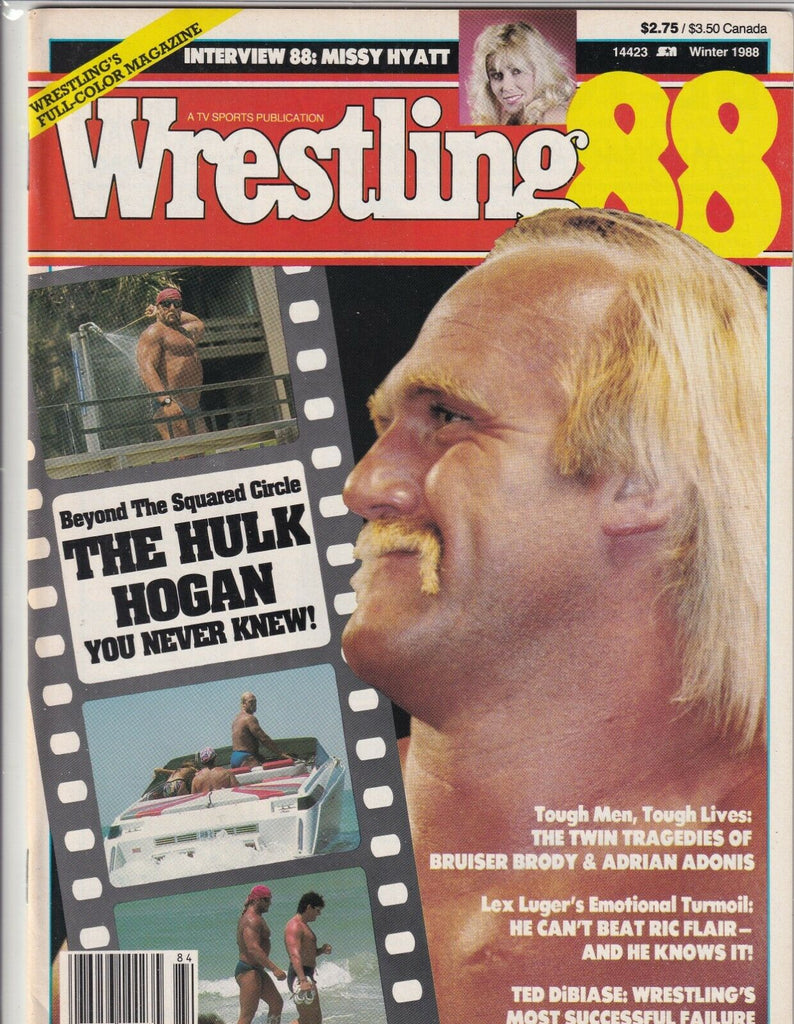 Wrestling Magazine Hulk Hogan Bruiser Brody Winter 1988 061819nonr