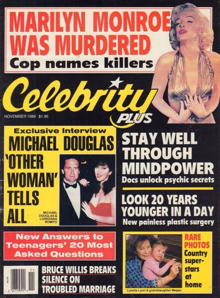 Celebrity Plus November 1988 Marilyn Monroe, Michael Douglas 081717DBE2