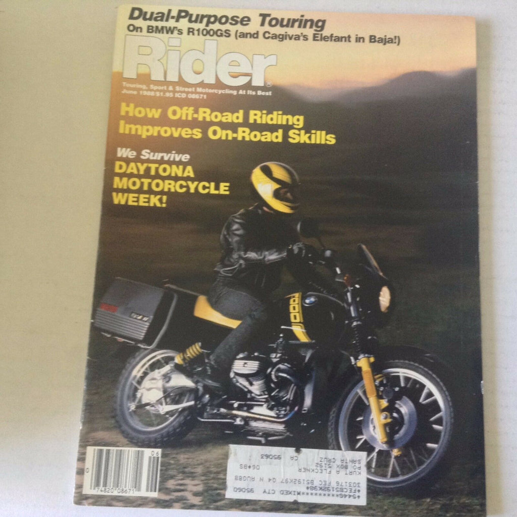 Rider Magazine Daytona Motorcycle Week June 1988 060117nonrh3