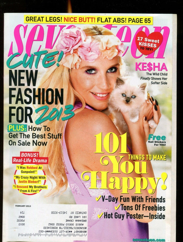 Seventeen Magazine February 2013 Ke$ha EX w/ML 122116jhe