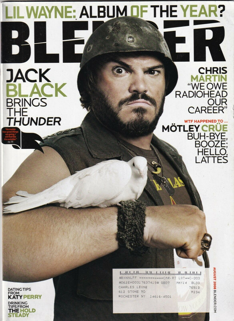Blender Mag Jack Black Chris Martin August 2008 080619nonr