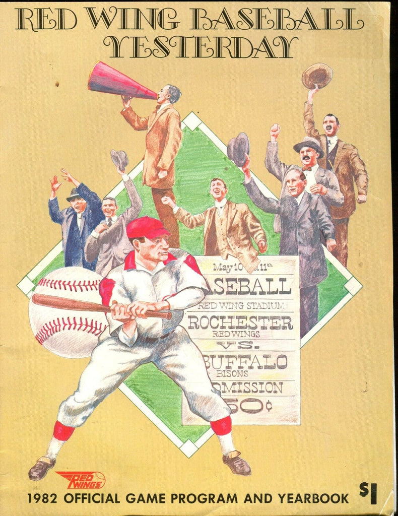 1982 Rochester Red Wings Program/Yearbook EX 010917jhe