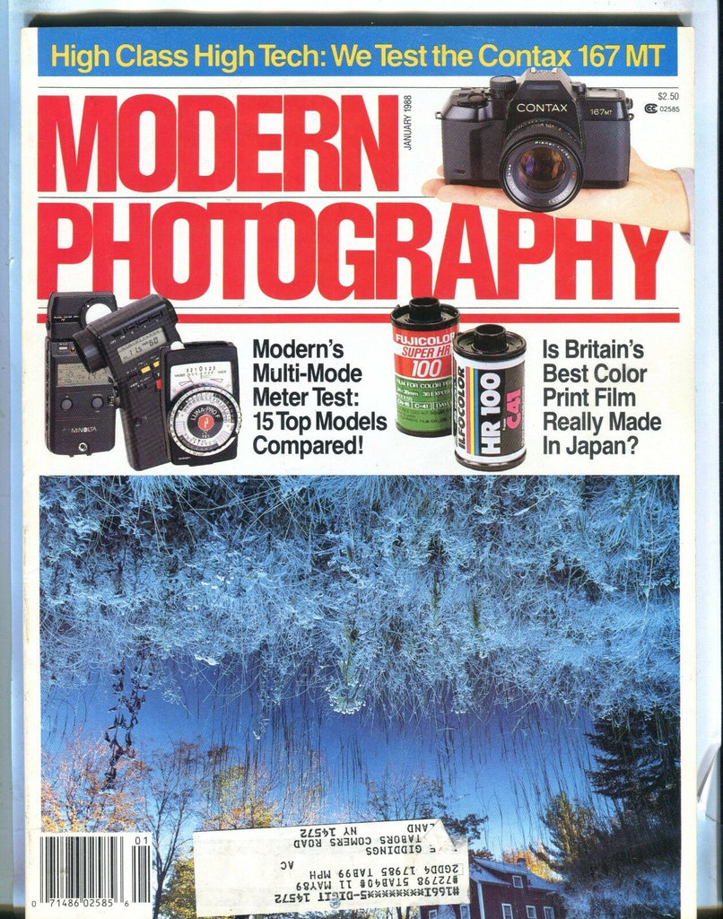 Modern Photography Magazine January 1988 EX w/ML 022817nonjhe