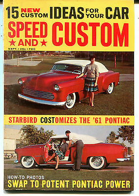 Speed and Custom September, 1961 '61 Pontiac EX NO ML 120815jhe2