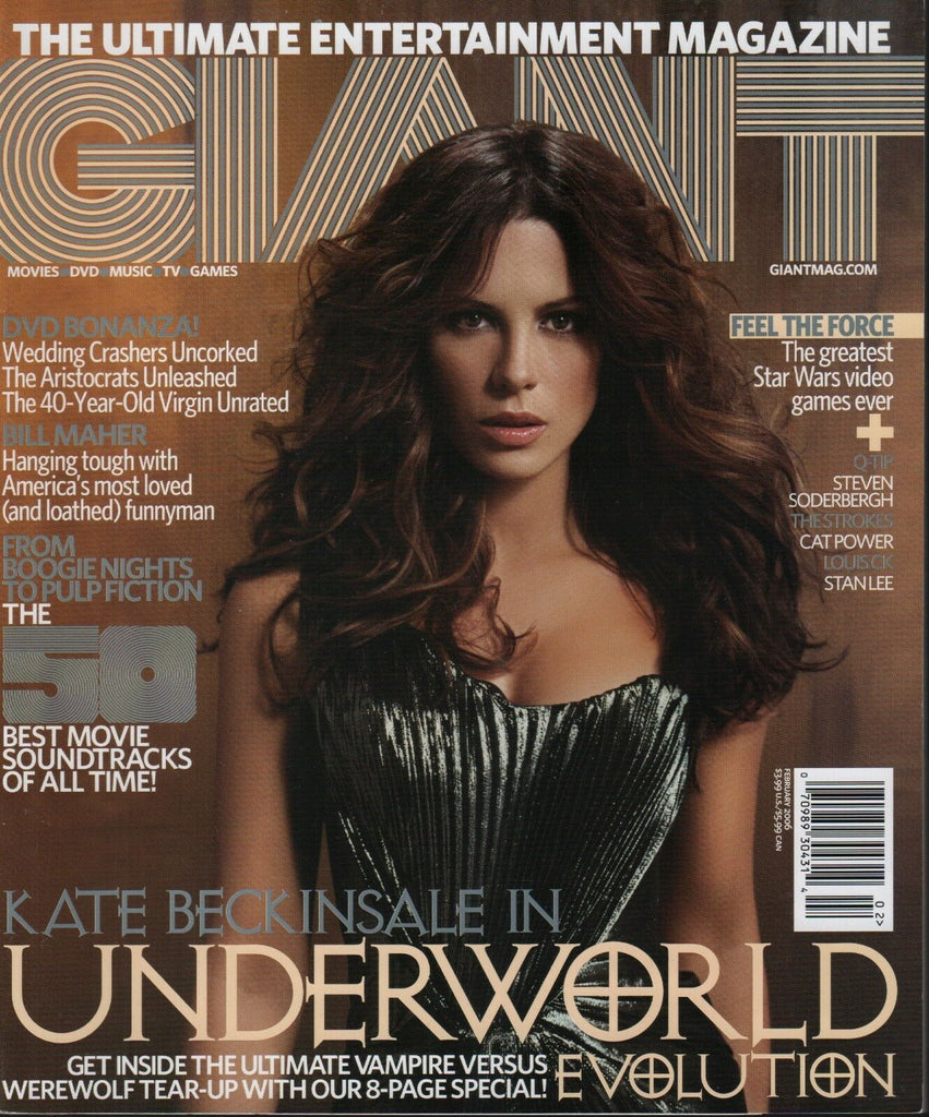 Giant Magazine February 2006 Kate Beckinsale Bill Maher 101218ame