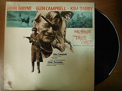 33 RPM Vinyl John Wayne Glen Campbell Kim Darby True Grit Capitol Rec 020515SM