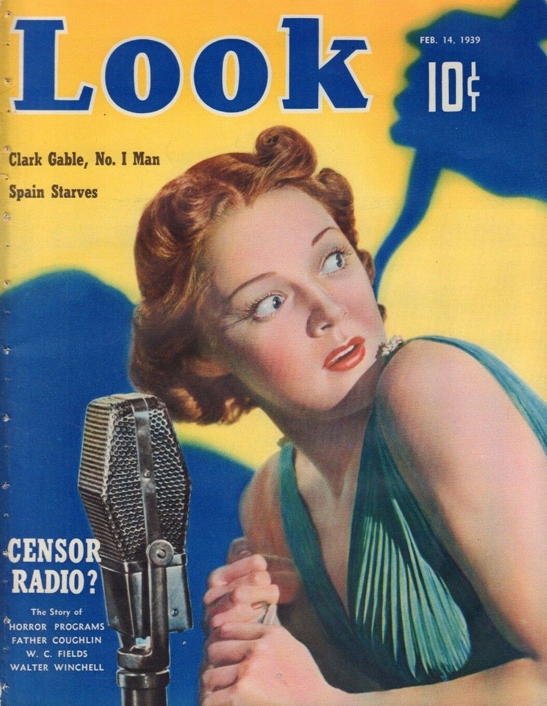 Look February 14 1939 Clark Gable WC Fields Water Winchell 010219DBE