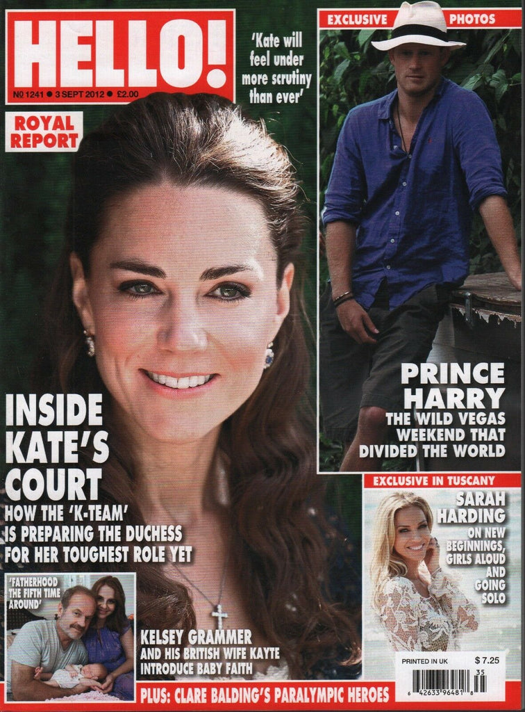 Hello! Magazine September 3 2012 Prince Harry Kelsey Grammer 062918DBE3