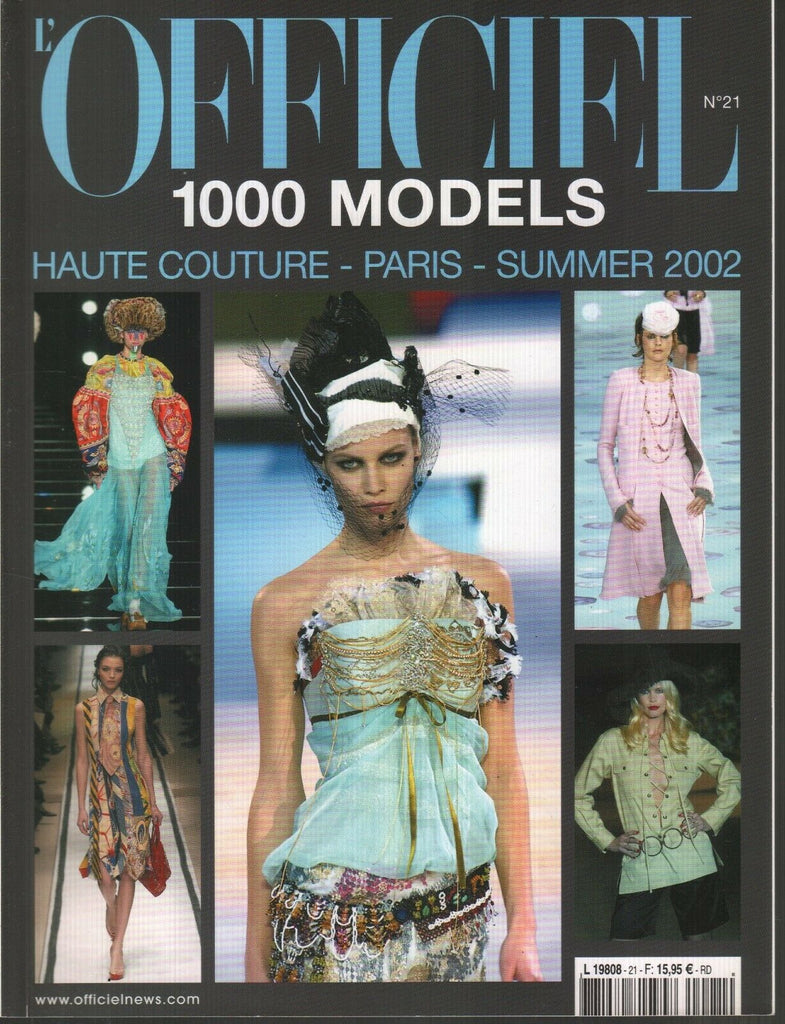 L'Officiel French Fashion Magazine Feb-Mar 2002 1000 Models Paris 101119AME