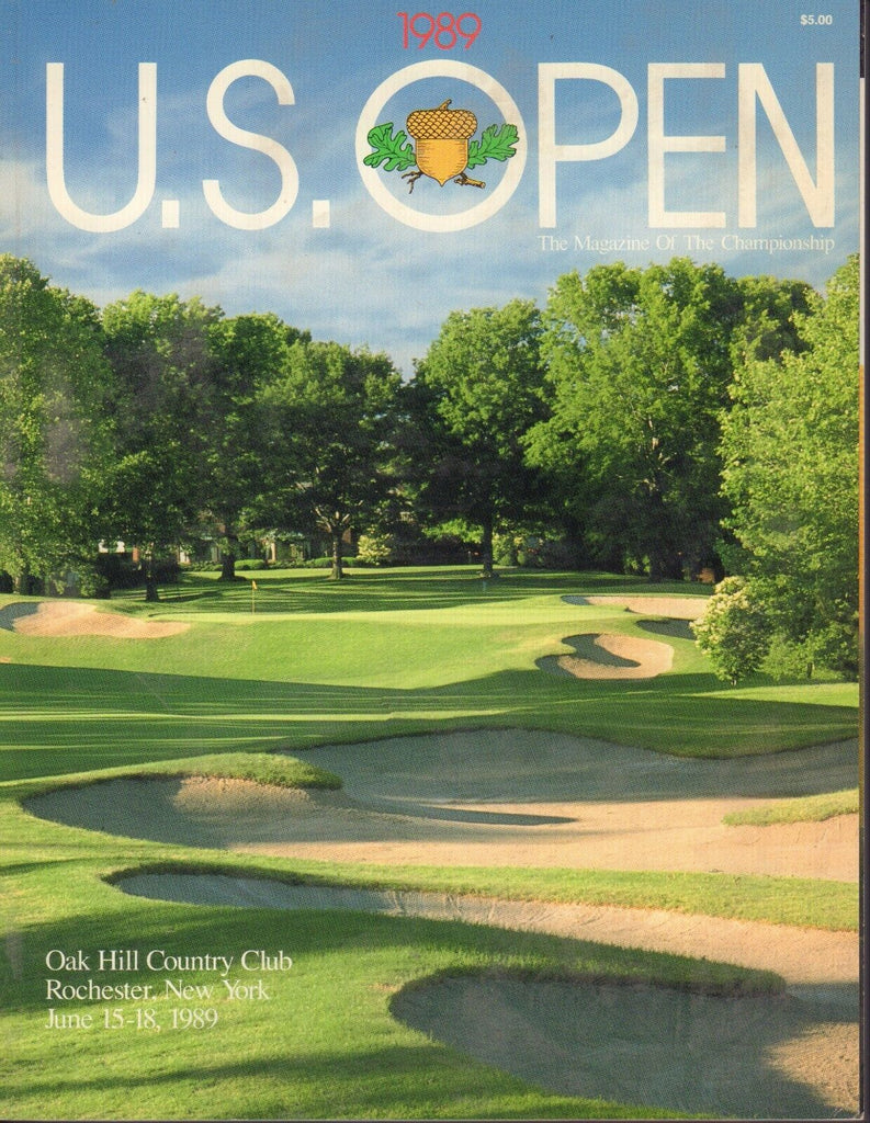 1989 U.S. Open Program Oak Hill Country Club Rochester NY 080217nonjhe