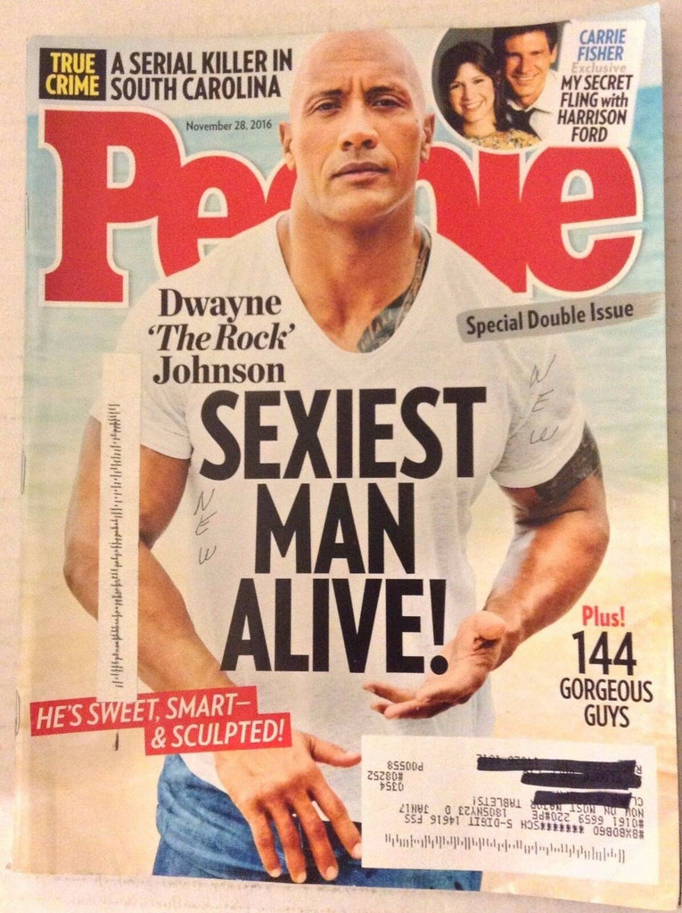 People Weekly Magazine Dwayne Johnson November 28, 2016 042917nonrh2