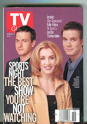 TV Guide Magazine March 11-17 2000 Sports Night EX 071816jhe
