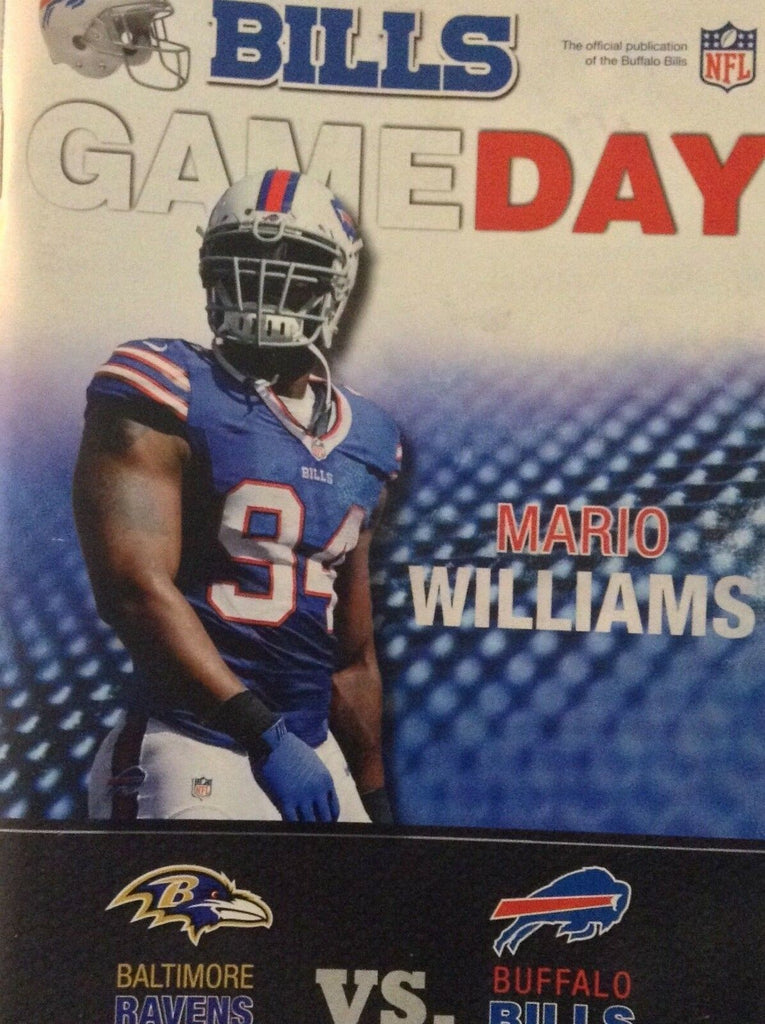 Bills Gameday Digest Magazine Mario Williams Ravens September 2013 121218nonrh