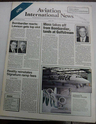 Aviation International News Magazine Bombardier Reacts April 1995 FAL 072115R