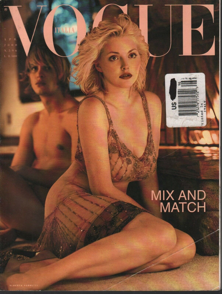 Vogue Italia Fashion Magazine April 2000 Mario Sorrenti Joe McKenna 092820ame2