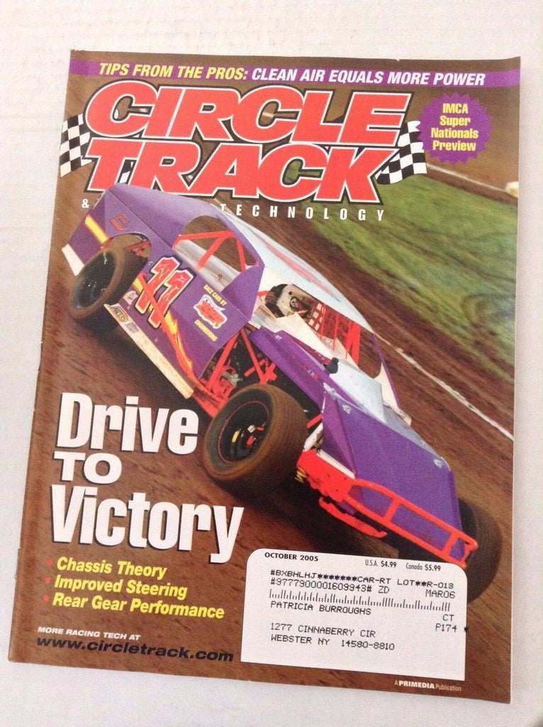 Circle Track Magazine Chassis Theory Improved Steering October 2005 040517NONRH