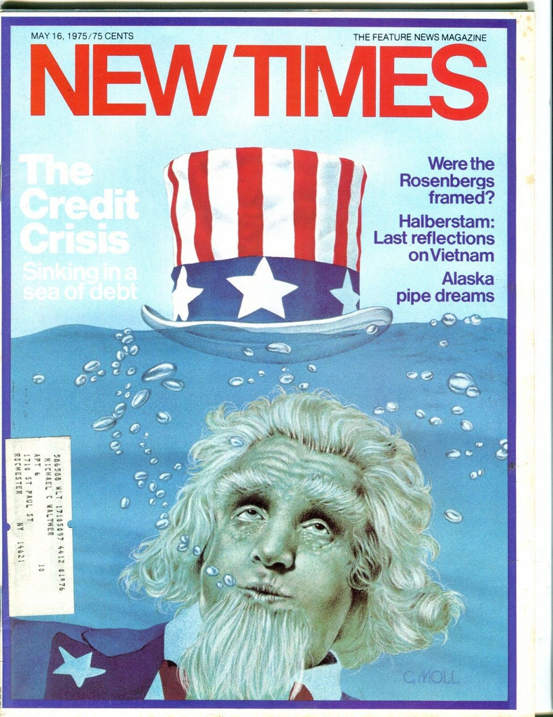 New Times Magazine May 16 1975 The Credit Crisis EX w/ML 050817nonjhe