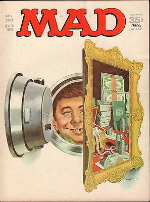Mad Humor Magazine July 1968 No.120 VG 042816DBE