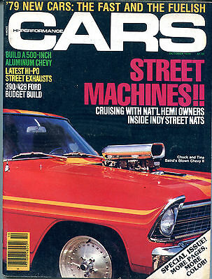 Cars Magazine October 1978 Blown Chevy II '79 New Cars EX NO ML 121815jhe
