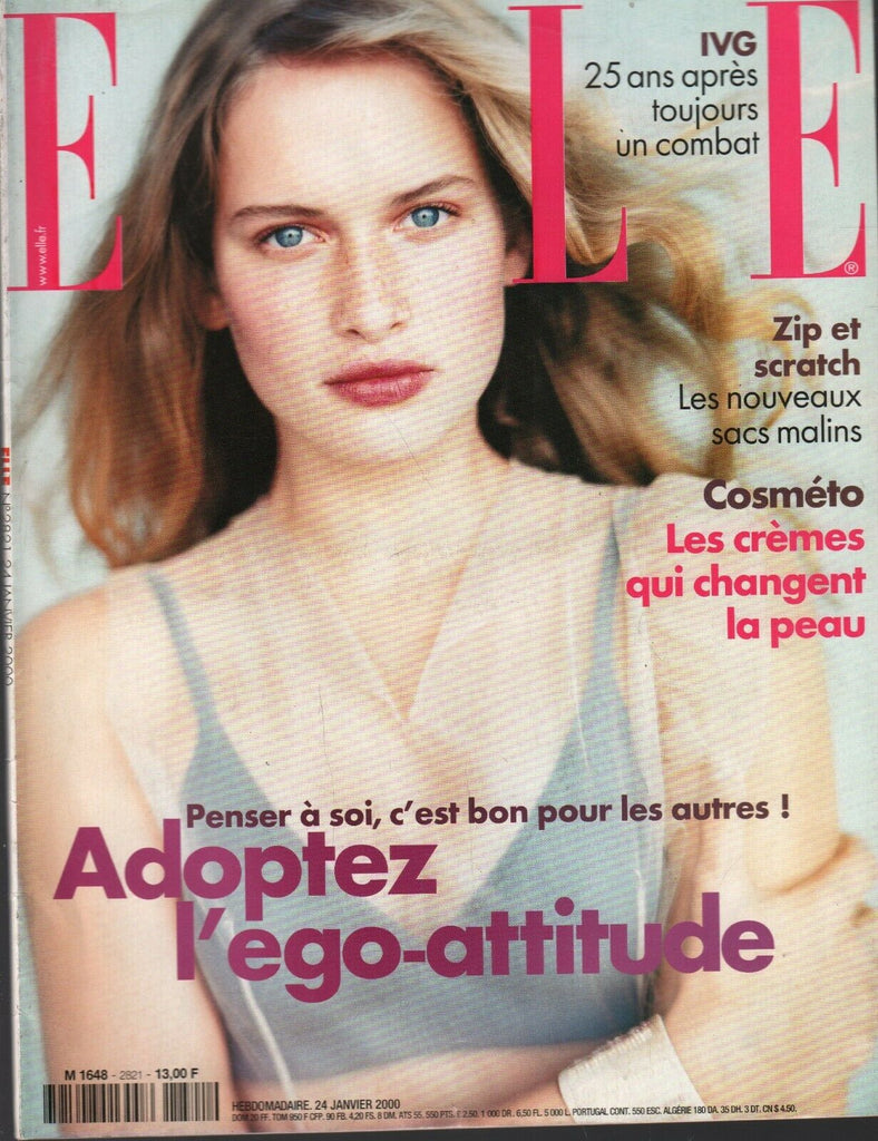 Elle French Fashion Magazine January 24 2000 Sylvie Lancrenon 090820ame2