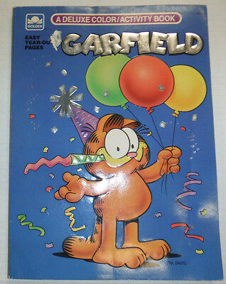 Garfield Magazine Activity Book Golden Publication %15 USED 1989 021715r2