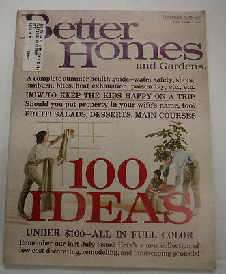 Better Homes And Gardens Magazine Summer Health Guide July 1964 071315R