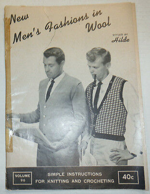 Men's Fashions In Wool Magazine Simple Instructions Vol.96 040915R