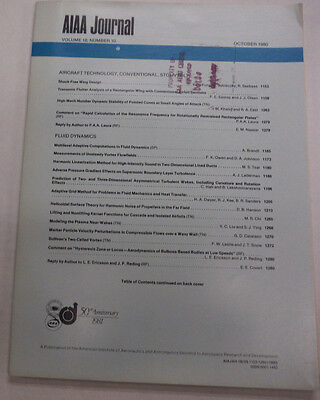 AIAA Journal Magazine Transonic Flutter October 1980 FAL 071615R