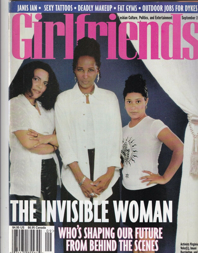 Girlfriends Magazine Virginia Velez Imani Harrington September 1998 102119nonr