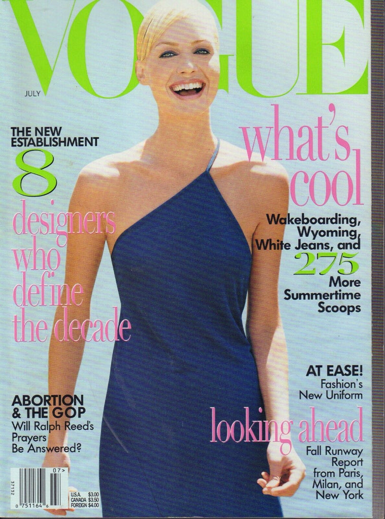 Vogue Magazine July 1996 Amber Valletta 072117nonjhe
