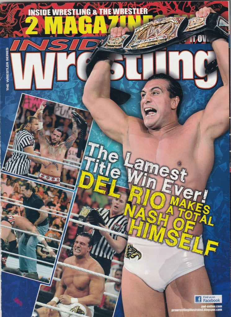 Inside Wrestling Magazine Del Rio Kevin Nash 2 Mags In 1 2011 060319nonr