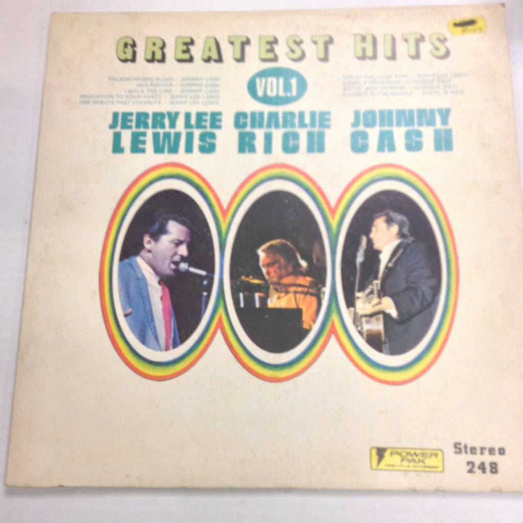 Jerry Lee Lewis Charlie Rich Greatest Hits Vol.1 248 33RPM Record 031717RR