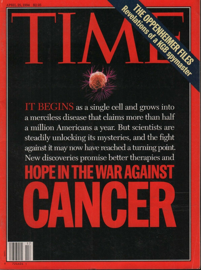 Time Magazine April 25 1994 Hope in the War Against Cancer 100818ame