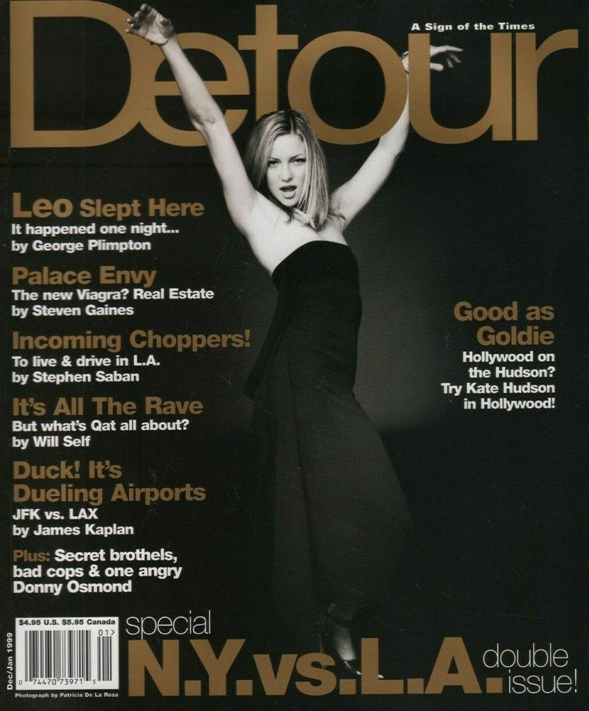 Detour December January 1999 Kate Hudson James Kaplan Donny Osmond 071219DBE2