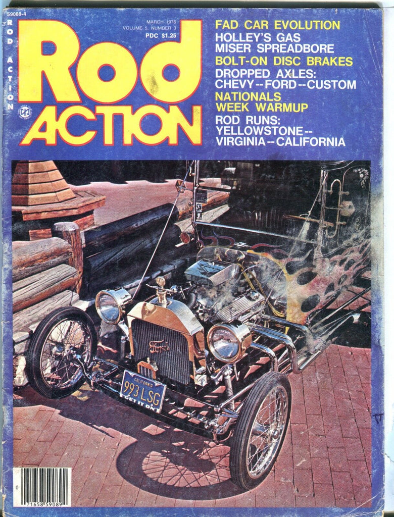 Rod Action Magazine March 1976 Bolt-On Disc Brakes VG No ML 031717nonjhe
