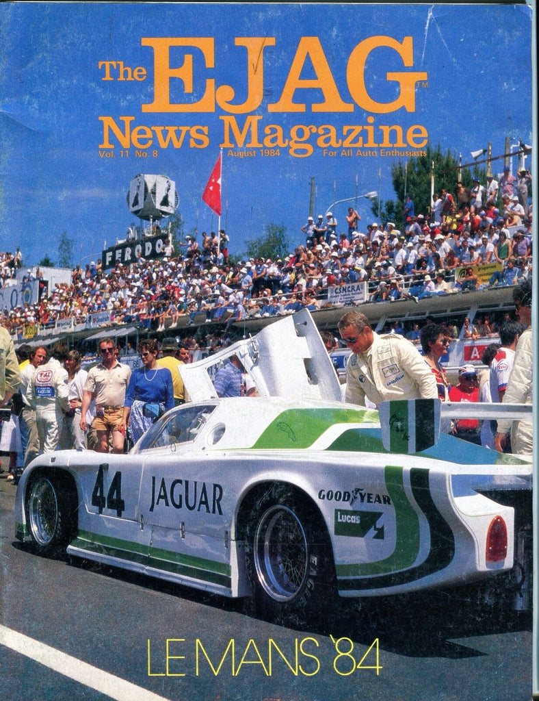 The EJag News Magazine August 1984 LeMans '84 VG No ML 053017nonjhe