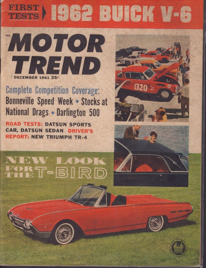 Motor Trend Magazine December 1961 T-Bird 101917nonjhe