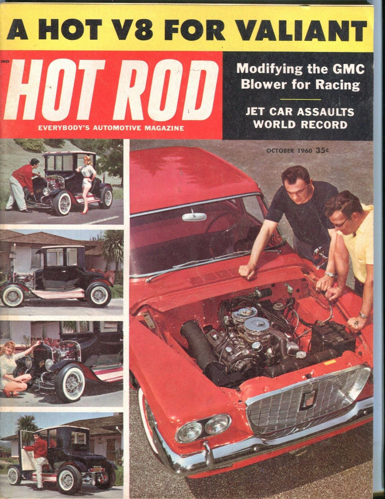 Hot Rod Magazine October 1960 Valiant V8 EX No ML 051417nonjhe