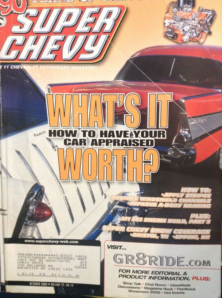 Super Chevy Magazine How To Appraise Your Car October 2000 012618nonrh
