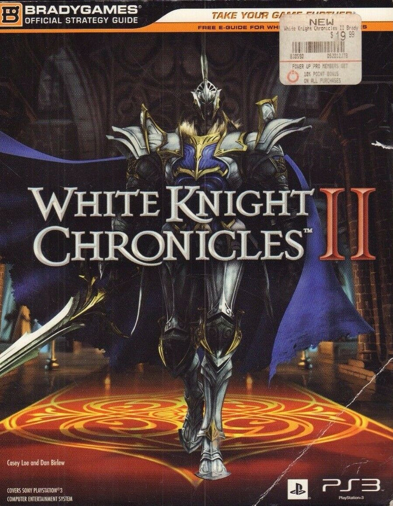 White Knight Chronicales 2 Bradygames PS3 Strategy Guide 022017NONDBE
