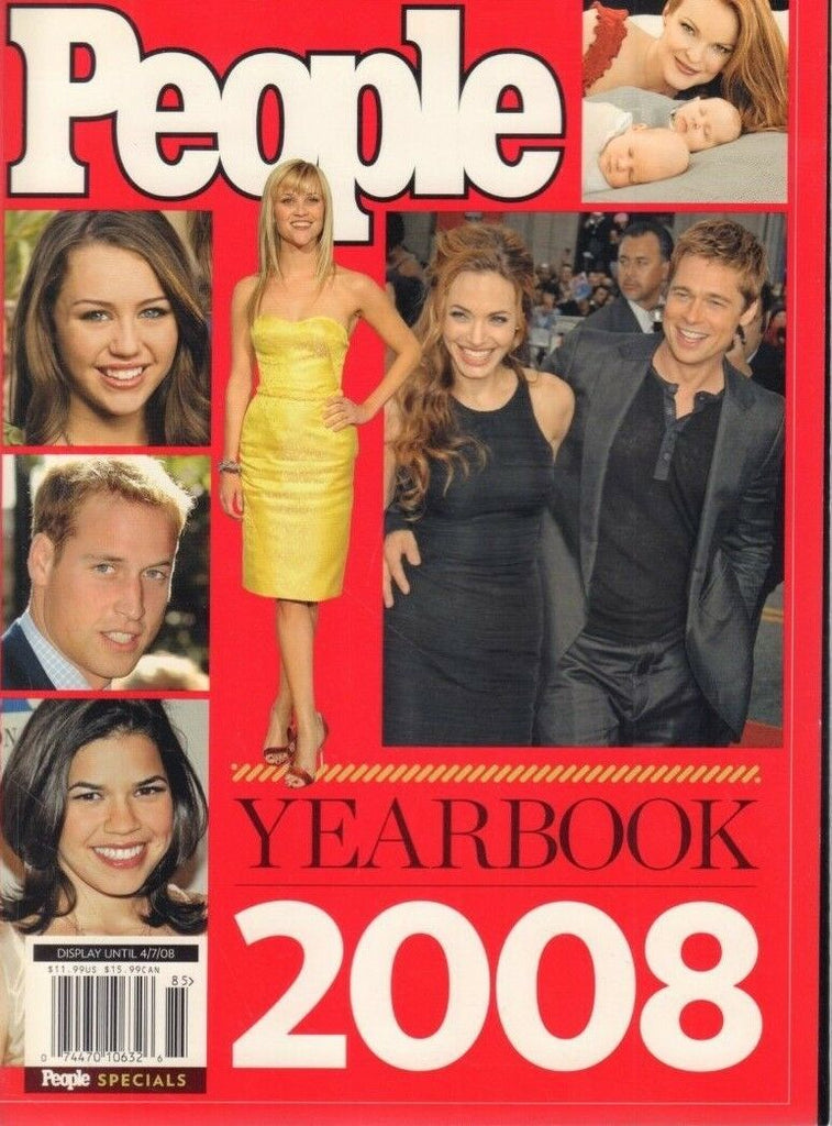 People Yearbook 2008 Brad Pitt Miley Cyrus Prince William 121718DBE