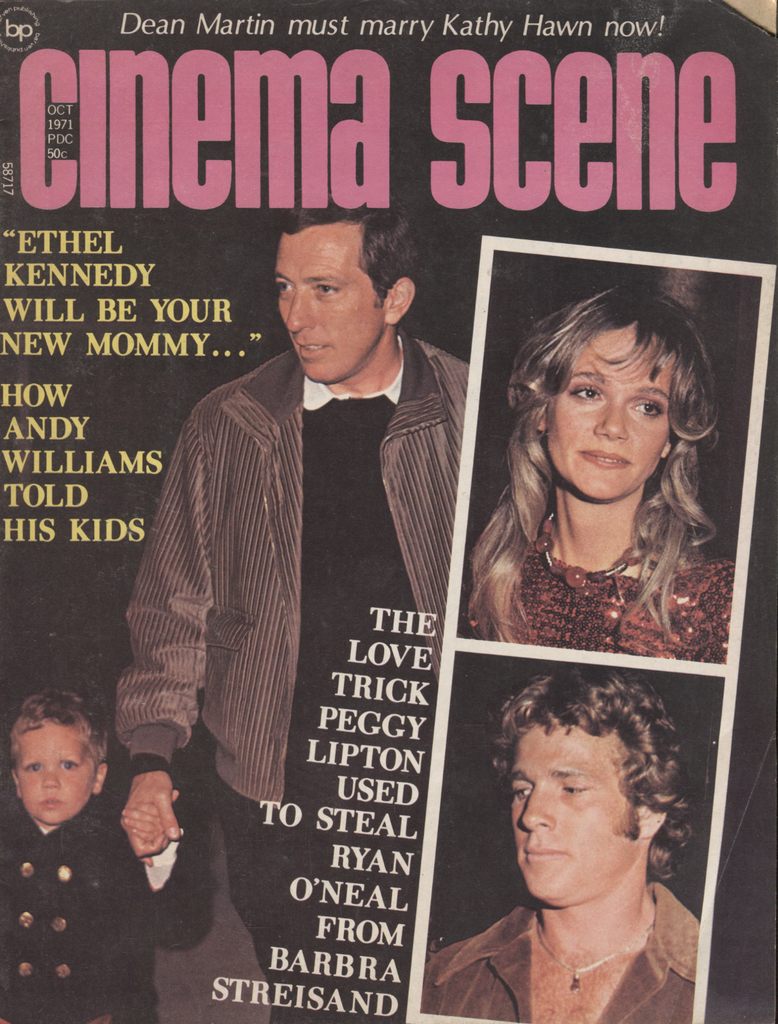 Cinema Scene October 1971 Ethel Kennedy And Willaism Peggy Lipton 040620DBE