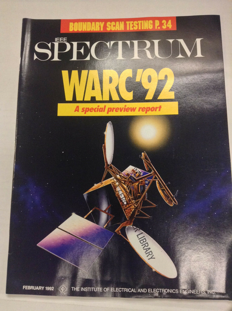 IEEE Spectrum Magazine Warc '92 Preview February 1992 FAA 042617nonr