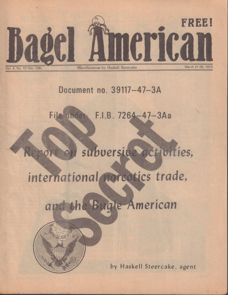 Bugle American March 21 28 1973 Top Secret Underground Newspaper 060917nonDBE