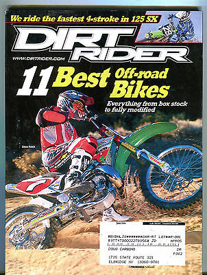 Dirt Rider Magazine June 2004 Steve Hatch Off-Road Bikes EX 040416jhe