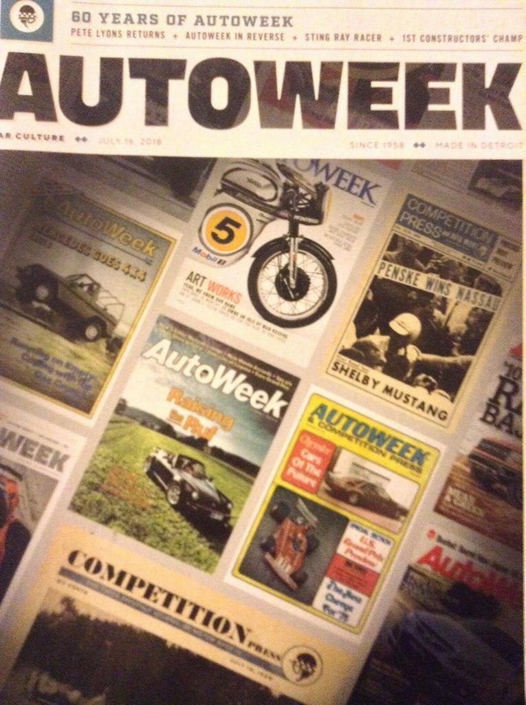 Autoweek Magazine Pete Lyons Returns 60 Years Of AW July 16, 2018 120818nonrh