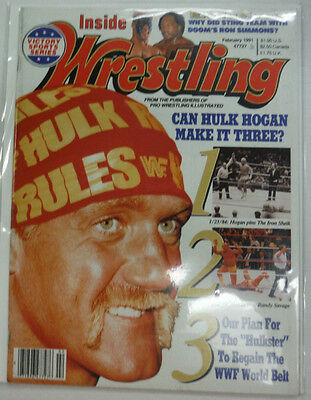 Inside Wrestling Magazine Hulk Hogan & Sting February 1991 052115R2