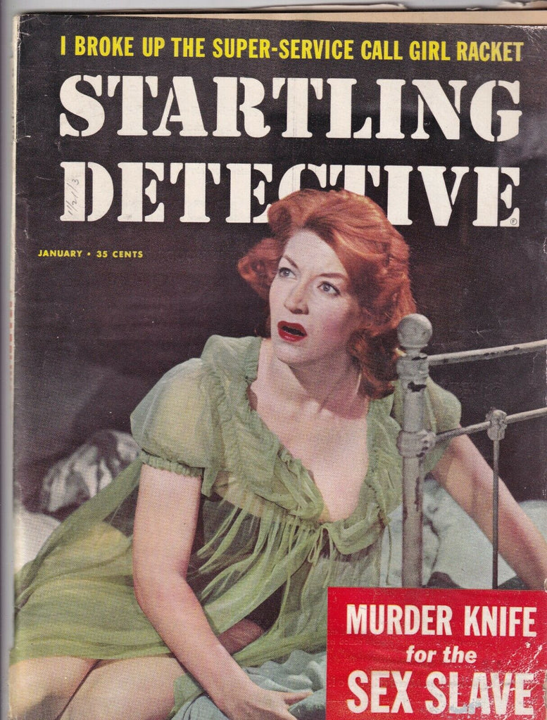 Startling Detective Murder Knife For The Women January 1958 070819nonr