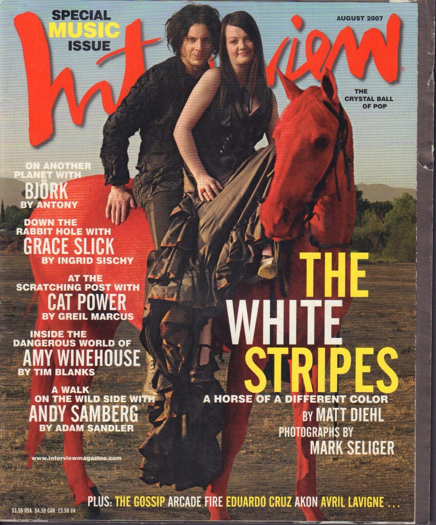 Interview August 2007 The White Stripes, Amy Winehouse 091217DBE